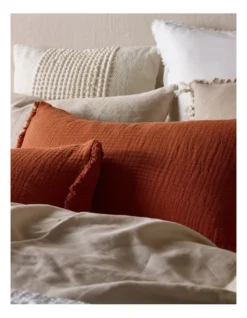 Alawa Cotton Gauze Quilt Cover Set In Earth 7 Alawa Cotton Gauze Quilt Cover Set In Earth -Home Bedding Shop 871757560 871758010 3 720x928