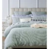 Heritage Adaline Waffle Quilt Cover Set Light Blue