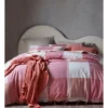 Curtis Check Quilt Cover Pink -Home Bedding Shop 882695890 1 720x928