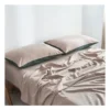 Cotton Double Sheet Set In Green/Beige -Home Bedding Shop 884106730 1 720x928