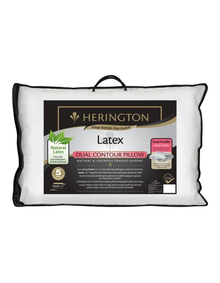 Latex Contour Pillow White 3 Latex Contour Pillow White