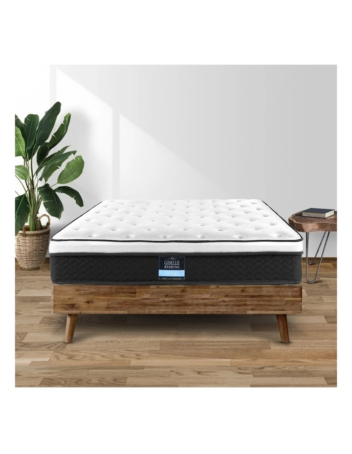 Euro Top Bed Bonnell Spring Foam Mattress Single 21cm 3 Euro Top Bed Bonnell Spring Foam Mattress Single 21cm