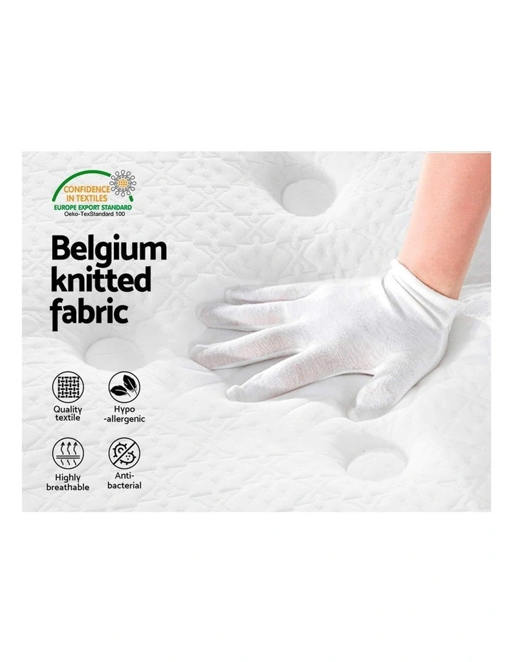 Euro Top Bed Bonnell Spring Foam Mattress Single 21cm 8 Euro Top Bed Bonnell Spring Foam Mattress Single 21cm - Image 6