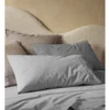 250TC Stonewashed Cotton Sheet Set In Grey 1 250TC Stonewashed Cotton Sheet Set In Grey -Home Bedding Shop 889066000 889064920 1 720x928