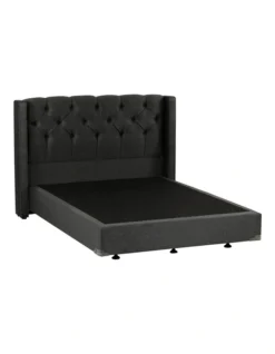 Luxor Tufted & Wing Headboard 120 Obsidian -Home Bedding Shop 893596780 4 720x928