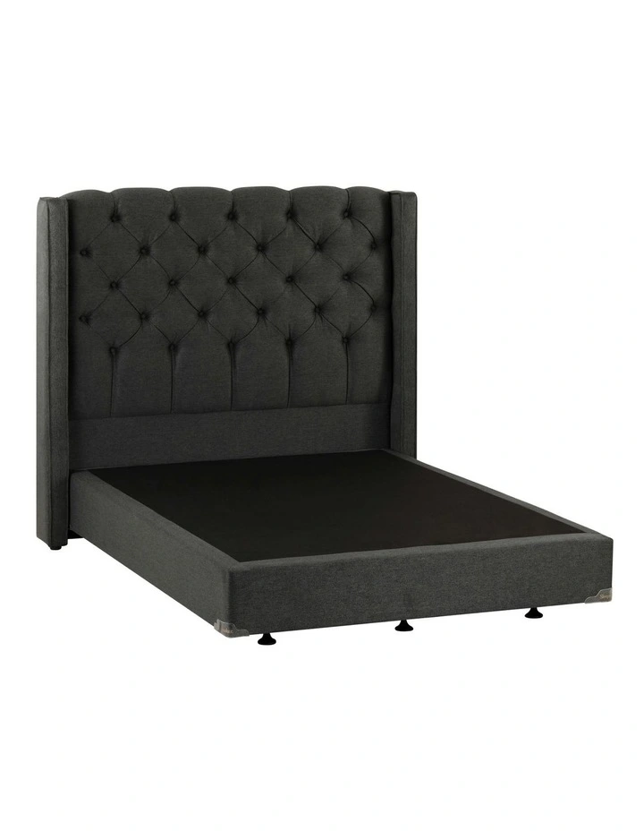Luxor Tufted & Wing Headboard 150 Obsidian 4 Luxor Tufted & Wing Headboard 150 Obsidian - Image 2