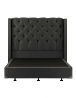 Luxor Tufted & Wing Headboard 150 Obsidian 8 Luxor Tufted & Wing Headboard 150 Obsidian -Home Bedding Shop 893596870 3 720x928