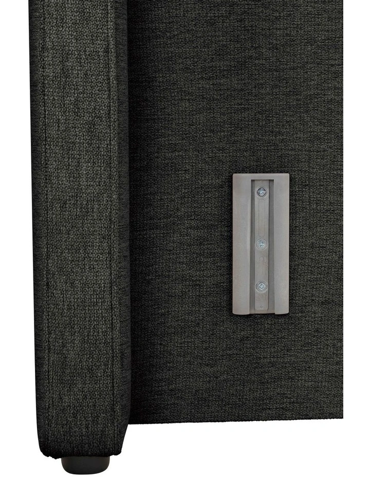 Luxor Tufted & Wing Headboard 150 Obsidian 6 Luxor Tufted & Wing Headboard 150 Obsidian - Image 4