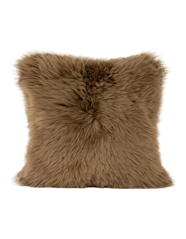 New Zealand Sheepskin Cushion Cover In Mocha 3 New Zealand Sheepskin Cushion Cover In Mocha