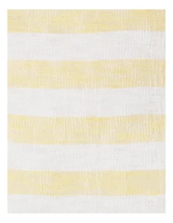 Gower Striped Cotton Cushion 50x50cm In Golden Haze -Home Bedding Shop 911578150 3 720x928