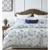 Heritage Aurelia Quilt Cover Set In Blue/White
