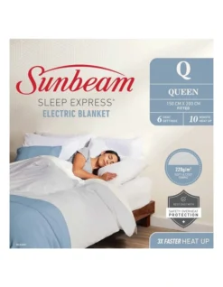 Sleep Express Electric Blanket Queen White BLE4351 -Home Bedding Shop 911615680 6 720x928