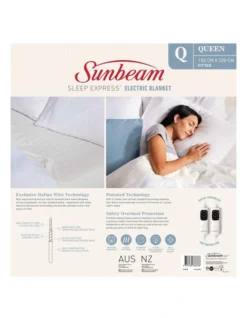 Sleep Express Electric Blanket Queen White BLE4351 -Home Bedding Shop 911615680 7 720x928