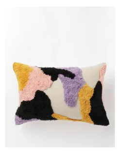 Hansen Camo Pattern Tufted Cushion 60x40 Cm In Multi