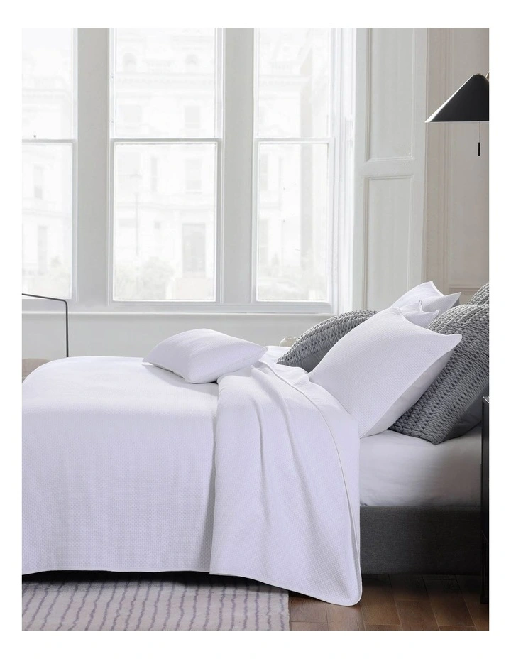 Cornell Coverlet White 4 Cornell Coverlet White - Image 2