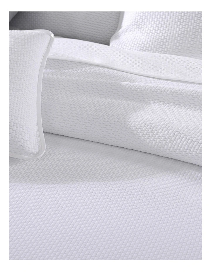 Cornell Coverlet White 5 Cornell Coverlet White - Image 3