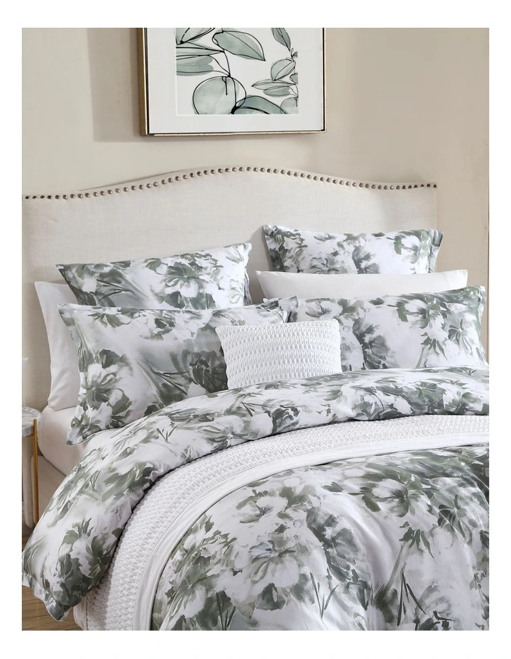 Lottie Quilt Cover Set In Sage 5 Lottie Quilt Cover Set In Sage - Image 3