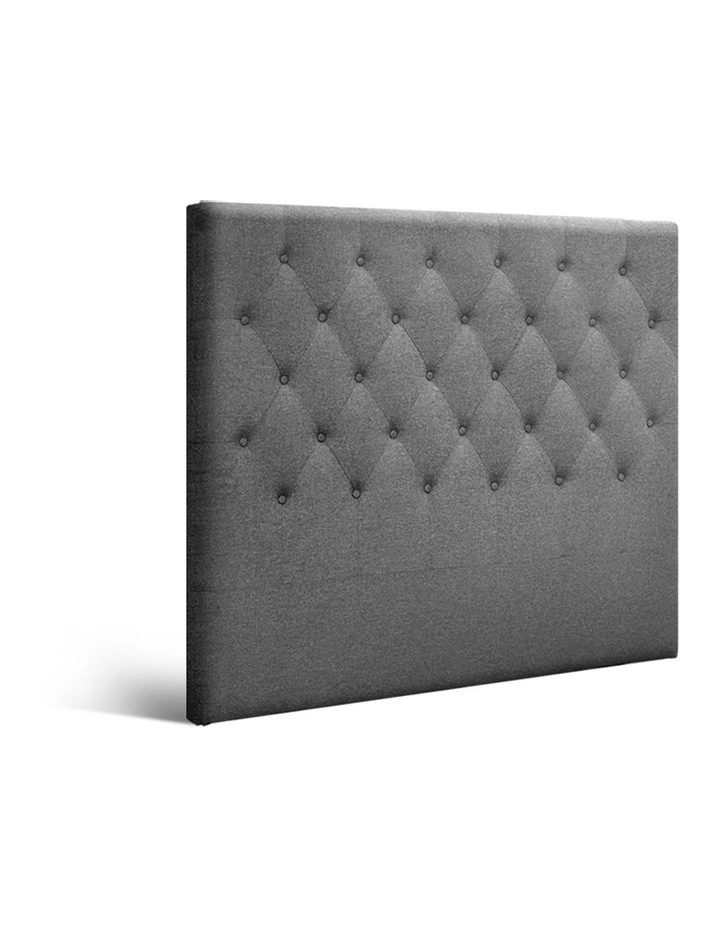 Cappi Fabric Headboard King Single In Grey 3 Cappi Fabric Headboard King Single In Grey