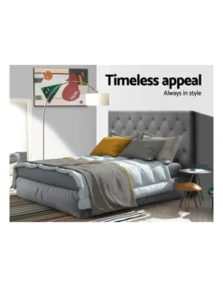 Cappi Fabric Headboard King Single In Grey 15 Cappi Fabric Headboard King Single In Grey -Home Bedding Shop 925145920 7 720x928