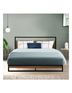 Dane Metal Bed Frame Queen In Black -Home Bedding Shop 925233130 3 720x928