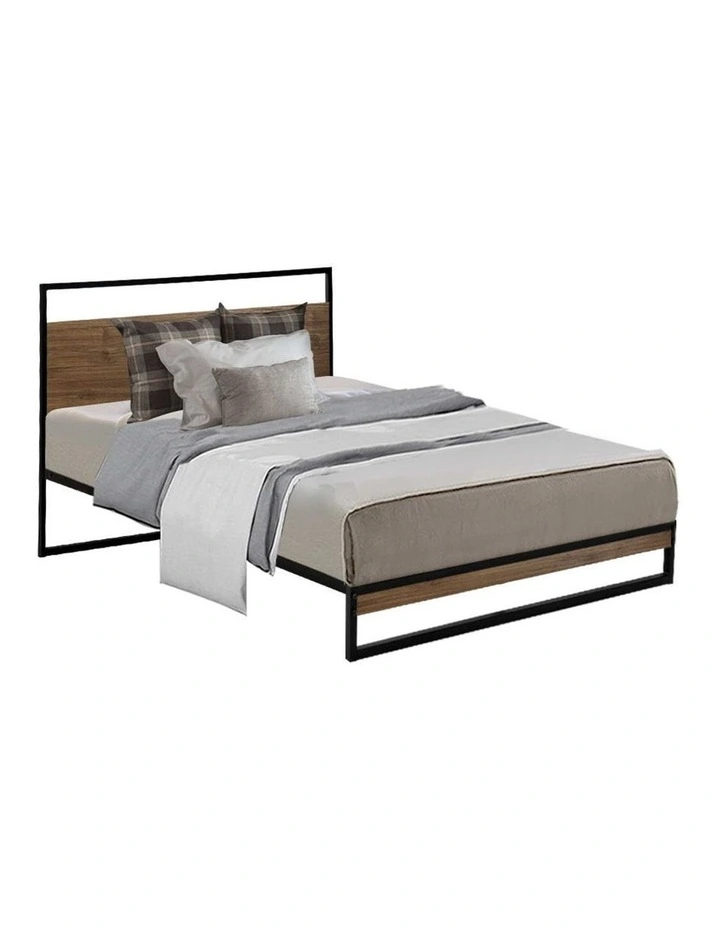 Dane Metal Bed Frame Single Size In Black 3 Dane Metal Bed Frame Single Size In Black
