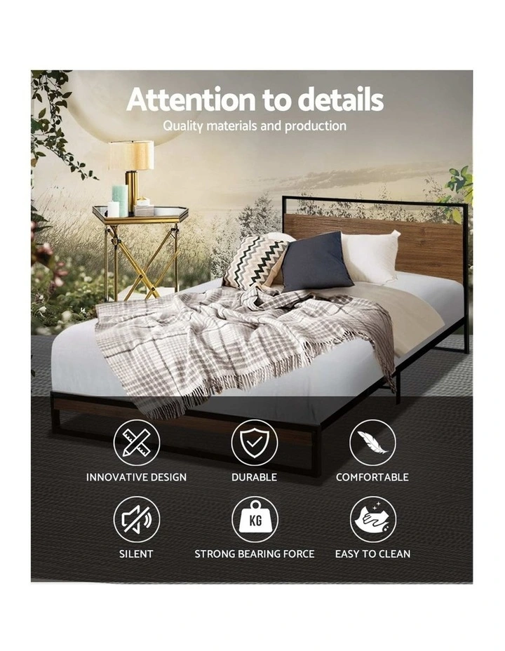 Dane Metal Bed Frame Single Size In Black 7 Dane Metal Bed Frame Single Size In Black - Image 5