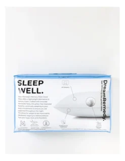 Memory Fibre Pillow Soft/Medium In White -Home Bedding Shop 925523560 3 2 720x928