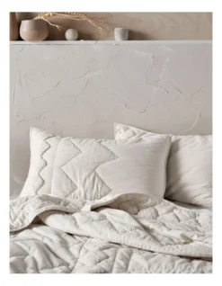 Linen House Martha Bed Cover In Vanilla -Home Bedding Shop 927990550 2 720x928