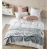 Linen House Sena Blanket In Silver -Home Bedding Shop 927990640 927990010 1 720x928