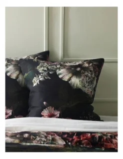 Tui Blossom European Pillowcase In Black