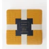 Heritage Turkish Cotton Waffle Blanket In Mustard -Home Bedding Shop 934161400 934162570 1 720x928