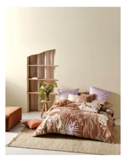 Linen House Bobbi Quilt Cover Set In Clay