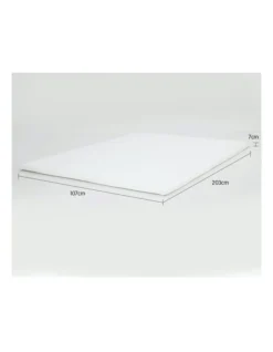 Laura Hill High Density 7cm Mattress Foam Topper King Single -Home Bedding Shop 940294720 7 720x928
