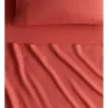 Abbotson Flat Sheet In Washed Red -Home Bedding Shop 949489750 1 720x928
