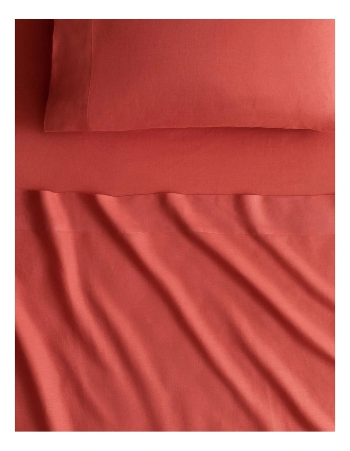 Abbotson Flat Sheet In Washed Red 3 Abbotson Flat Sheet In Washed Red