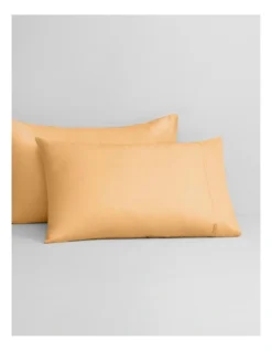 Abbotson Flat Sheet In Rockmelon -Home Bedding Shop 949490020 3 720x928