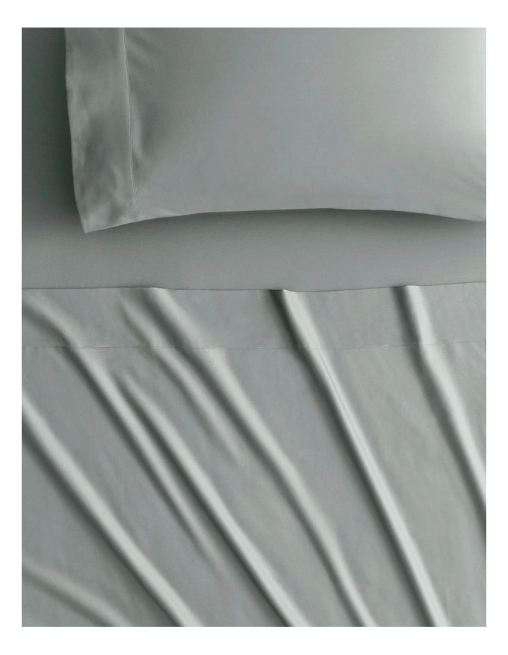 Egyptian Cotton 500tc Twill Sheet Set In Tidal 3 Egyptian Cotton 500tc Twill Sheet Set In Tidal