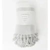 Heritage Chenille Fringe Blanket In Grey Stripe -Home Bedding Shop 951752260 951751360 1 720x928