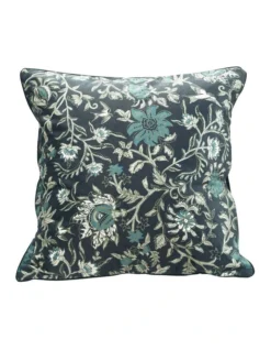 Ivy Cushion In Ebony