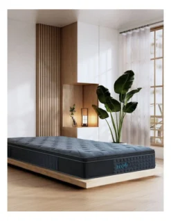 Euro Top 7-Zone Pocket Spring Mattress Plush Edge Support Medium Firm Single In Charcoal -Home Bedding Shop 963202150 3 720x928
