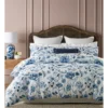 Heritage Clover Quilted Quilt Cover Set In Blue 1 Heritage Clover Quilted Quilt Cover Set In Blue -Home Bedding Shop 963900730 1 720x928
