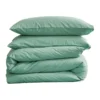 Double Duvet Cover Quilt Set In Green -Home Bedding Shop 965851030 1 720x928