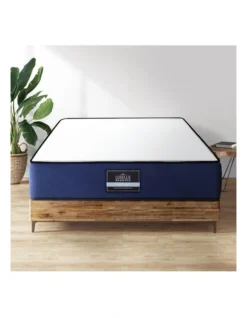 Naimah King Single Mattress Tight Top Pocket Spring 30cm In White/Blue -Home Bedding Shop 965871190 2 720x928