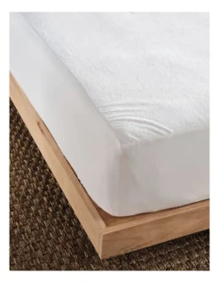 Linen House Everyday Waterproof Mattress Protector In White -Home Bedding Shop 968611960 2 720x928