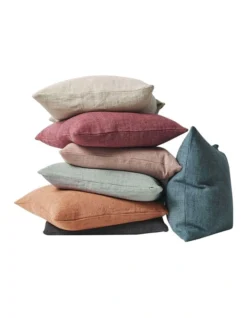 Heavy Linen Cushion In Pink -Home Bedding Shop 976026430 4 720x928