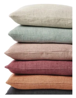 Heavy Linen Cushion In Pink -Home Bedding Shop 976026430 6 720x928