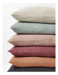 Heavy Linen Rectangle Cushion In Black -Home Bedding Shop 976027420 3 720x928