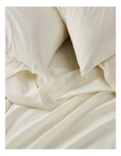 Calvin Klein CK Naturals Tencel Cotton Sheet Set In Natural Undyed -Home Bedding Shop 980812900 980813350 2 720x928