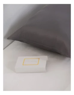 Pure Silk Pillowcase 100% Mulberry Silk Hypoallergenic In Charcoal -Home Bedding Shop 988484680 3 720x928