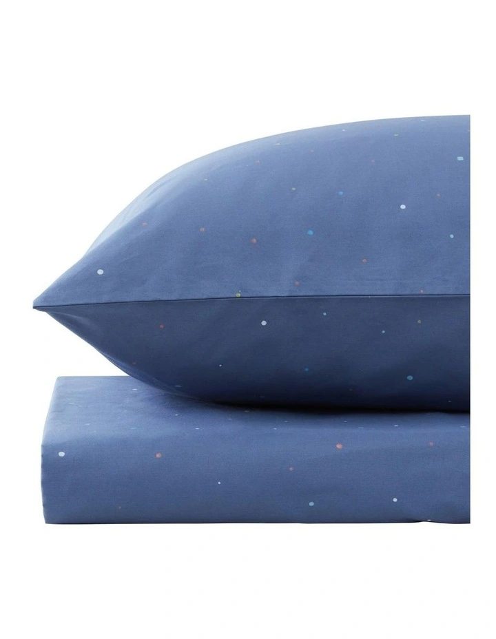 Kids Mini Spot Sheet Set In Bluebell 4 Kids Mini Spot Sheet Set In Bluebell - Image 2